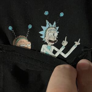 Rick and Morty Embroidered Pocket T-shirt